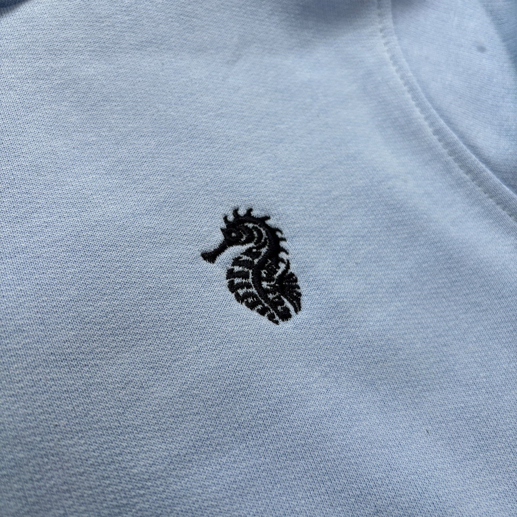 Deep Sea Kids Hoodie - Beige Lichtblauw - Afbeelding 4